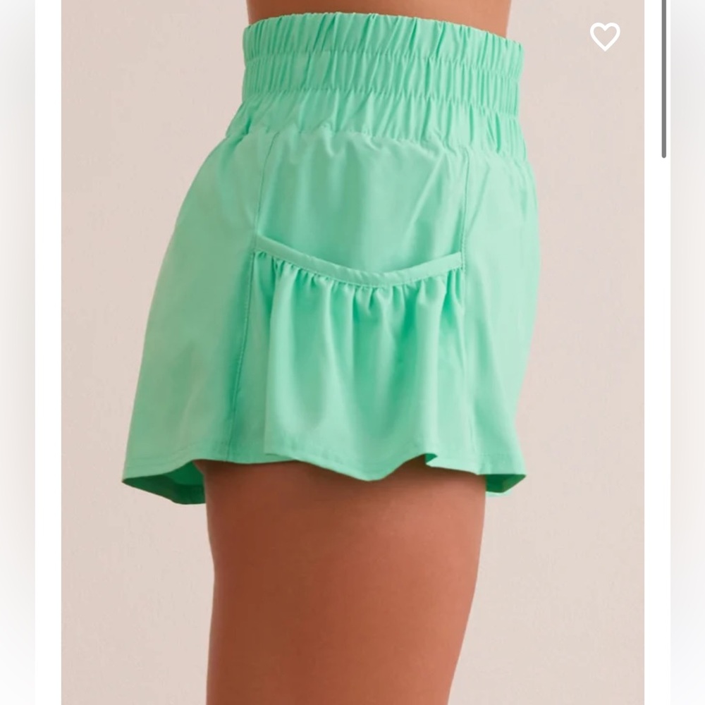 NWT Altar'd State Peach Athletic Shorts with Elastic Waistband - Picture 9 of 10